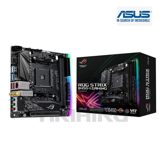 MAINBOARD (เมนบอร์ด) AM4 ASUS ROG STRIX B450-I GAMING MINI ITX